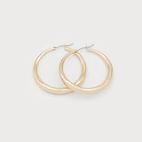 Domed Hoops-Accessories- Hometown Style HTS, women's in store and online boutique located in Ingersoll, Ontario