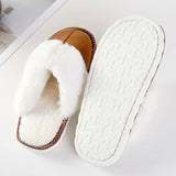 Fluffy Faux Fur Lined Indoor Slippers - Camel-gift- Hometown Style HTS, women's in store and online boutique located in Ingersoll, Ontario