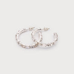 Classic Hoops with Crystal-Accessories- Hometown Style HTS, women's in store and online boutique located in Ingersoll, Ontario