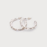 Classic Hoops with Crystal-Accessories- Hometown Style HTS, women's in store and online boutique located in Ingersoll, Ontario