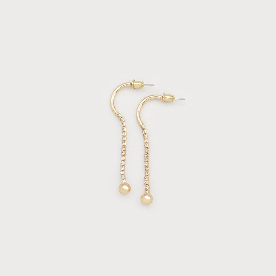 SMALL CRYSTALS AND METAL BEAD ON HOOK-Accessories- Hometown Style HTS, women's in store and online boutique located in Ingersoll, Ontario