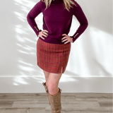 Tweed Mini Skirt-Skirt- Hometown Style HTS, women's in store and online boutique located in Ingersoll, Ontario