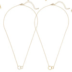 Gold-Dipped Friendship Necklace Set-Accessories- Hometown Style HTS, women's in store and online boutique located in Ingersoll, Ontario