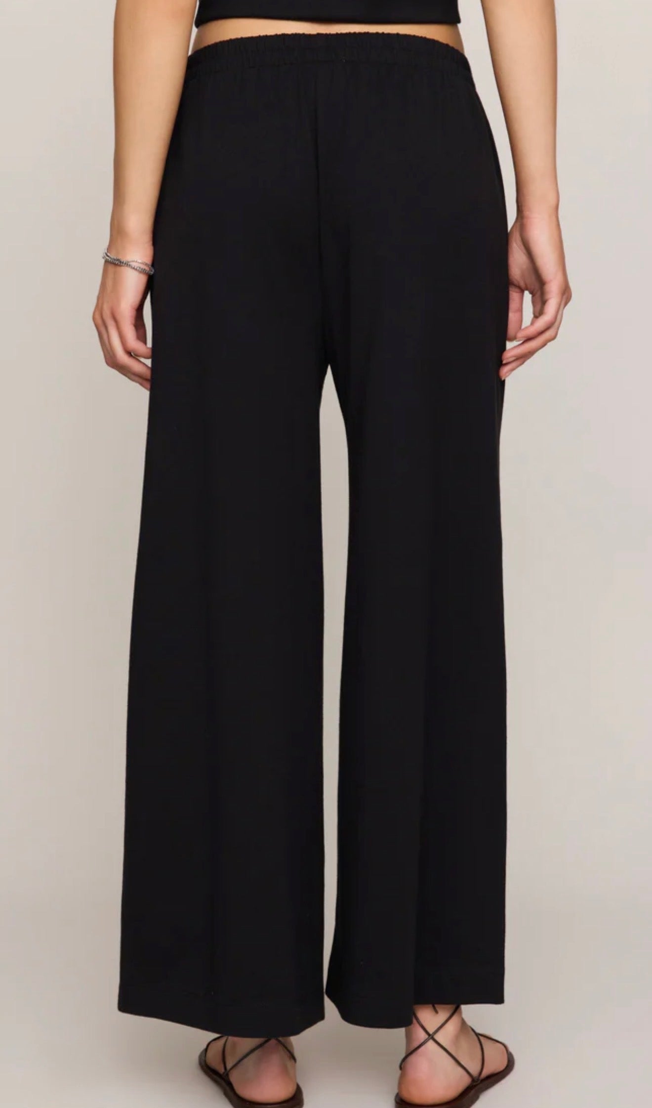 SCOUT JERSEY CROP FLARE PANT-Bottoms- Hometown Style HTS, women's in store and online boutique located in Ingersoll, Ontario