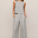 SLOANE KNIT STRIPED TOP - Eclipse-Casual Tops- Hometown Style HTS, women's in store and online boutique located in Ingersoll, Ontario