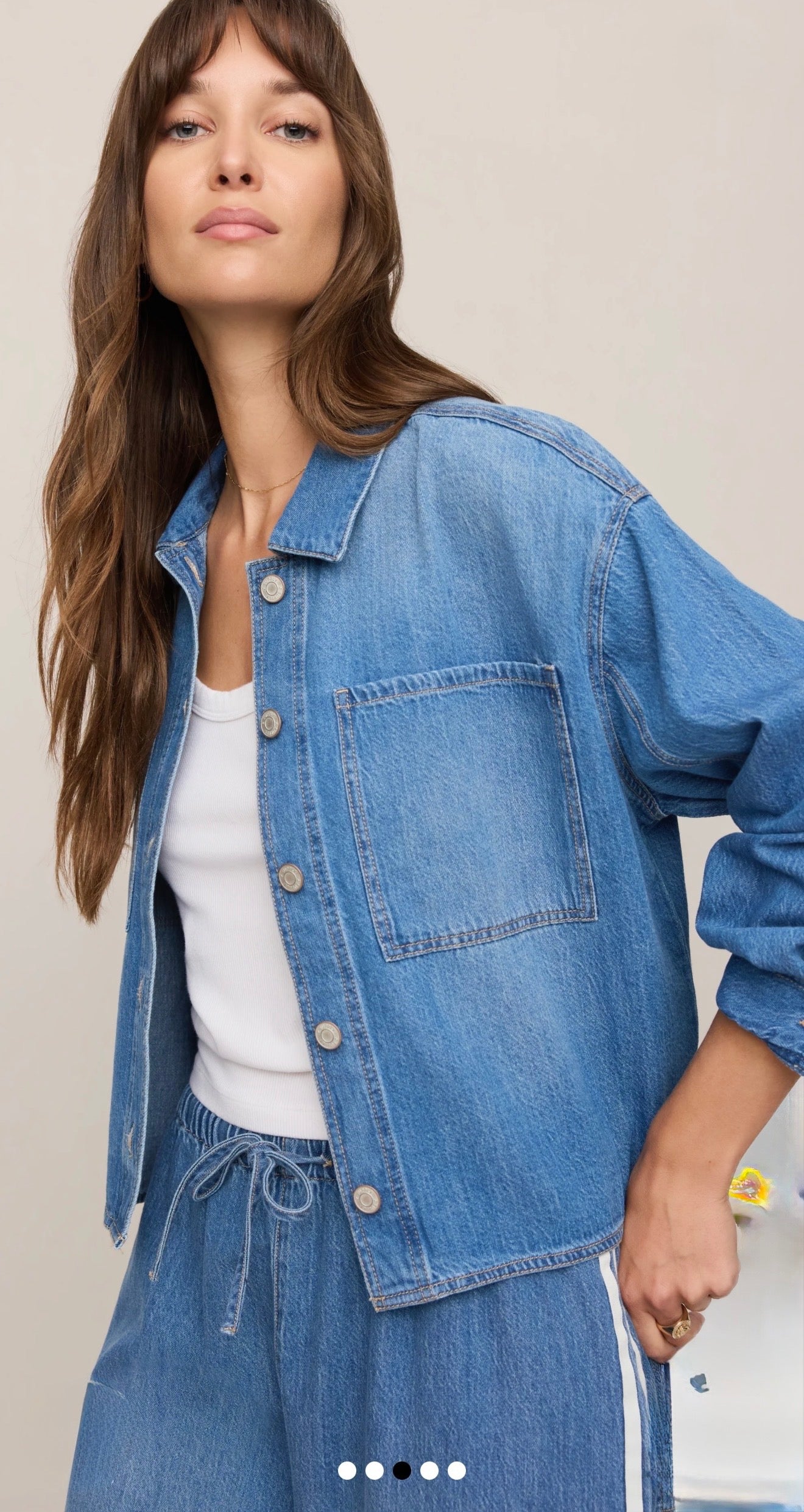 ERIN DENIM JACKET - Dreamstate-Casual Tops- Hometown Style HTS, women's in store and online boutique located in Ingersoll, Ontario