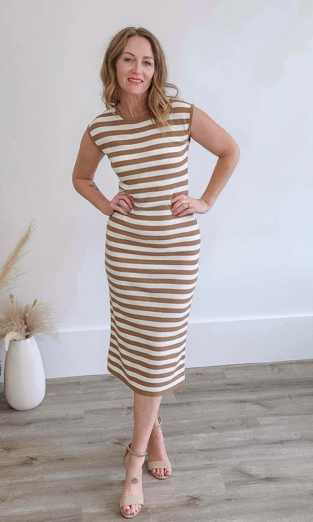 Striped Tank Midi Dress - Coco-Dress- Hometown Style HTS, women's in store and online boutique located in Ingersoll, Ontario