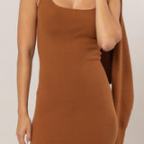 Two Piece Dress Set - Camel-dress- Hometown Style HTS, women's in store and online boutique located in Ingersoll, Ontario