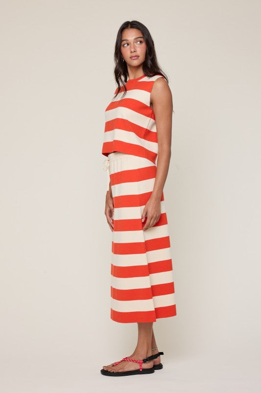 Stripe Set - Punch-Casual Dresses- Hometown Style HTS, women's in store and online boutique located in Ingersoll, Ontario