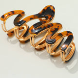 Large Squiggle Metal Claw Clip-Accessories- Hometown Style HTS, women's in store and online boutique located in Ingersoll, Ontario