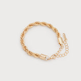 DELICATE TWISTED LINK CHAIN BRACELET-Accessories- Hometown Style HTS, women's in store and online boutique located in Ingersoll, Ontario