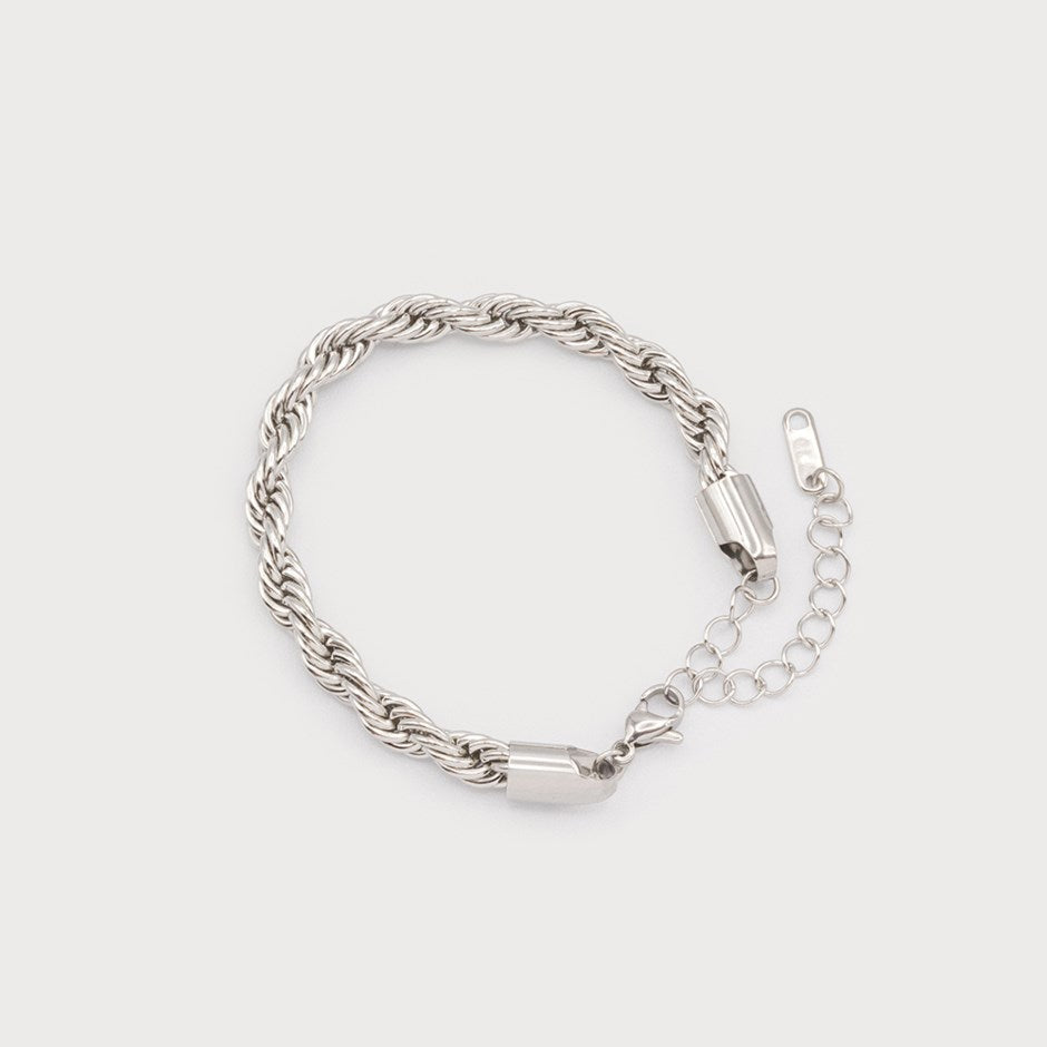 DELICATE TWISTED LINK CHAIN BRACELET-Accessories- Hometown Style HTS, women's in store and online boutique located in Ingersoll, Ontario
