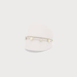 TWO-ROW BRACELET IMITATION PEARLS AND METAL BEADS WITH T-BAR CLOSURE-Accessories- Hometown Style HTS, women's in store and online boutique located in Ingersoll, Ontario