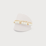 TWO-ROW BRACELET WITH PEARLS AND METAL BEADS WITH T-BAR CLOSURE-Accessories- Hometown Style HTS, women's in store and online boutique located in Ingersoll, Ontario
