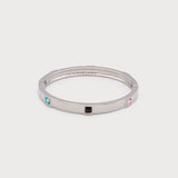 RIGID BANGLE WITH SMALL SHINY STONES-Accessories- Hometown Style HTS, women's in store and online boutique located in Ingersoll, Ontario