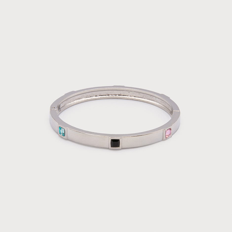 RIGID BANGLE WITH SMALL SHINY STONES-Accessories- Hometown Style HTS, women's in store and online boutique located in Ingersoll, Ontario