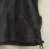 Cozy Sherpa Vest - Black-vest- Hometown Style HTS, women's in store and online boutique located in Ingersoll, Ontario
