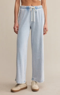 Hunter Knit Denim Washed Pant-comfy pants- Hometown Style HTS, women's in store and online boutique located in Ingersoll, Ontario