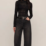 AVERY SWEATER TOP - Black-Blouses- Hometown Style HTS, women's in store and online boutique located in Ingersoll, Ontario