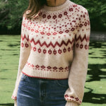 STRING THE LIGHTS SWEATER- Oatmeal Heather-Sweaters and Cardigans- Hometown Style HTS, women's in store and online boutique located in Ingersoll, Ontario