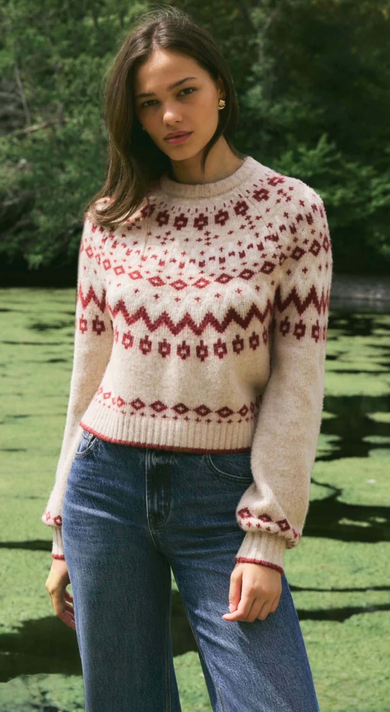 STRING THE LIGHTS SWEATER- Oatmeal Heather-Sweaters and Cardigans- Hometown Style HTS, women's in store and online boutique located in Ingersoll, Ontario
