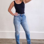 Daze - High Rise Slim Straight-Denim- Hometown Style HTS, women's in store and online boutique located in Ingersoll, Ontario