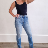 Daze - High Rise Slim Straight-Denim- Hometown Style HTS, women's in store and online boutique located in Ingersoll, Ontario