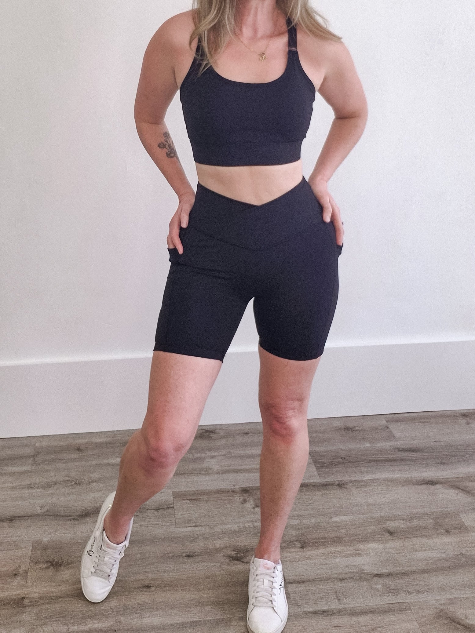 Bestie 6" Biker Short - Onyx- Hometown Style HTS, women's in store and online boutique located in Ingersoll, Ontario