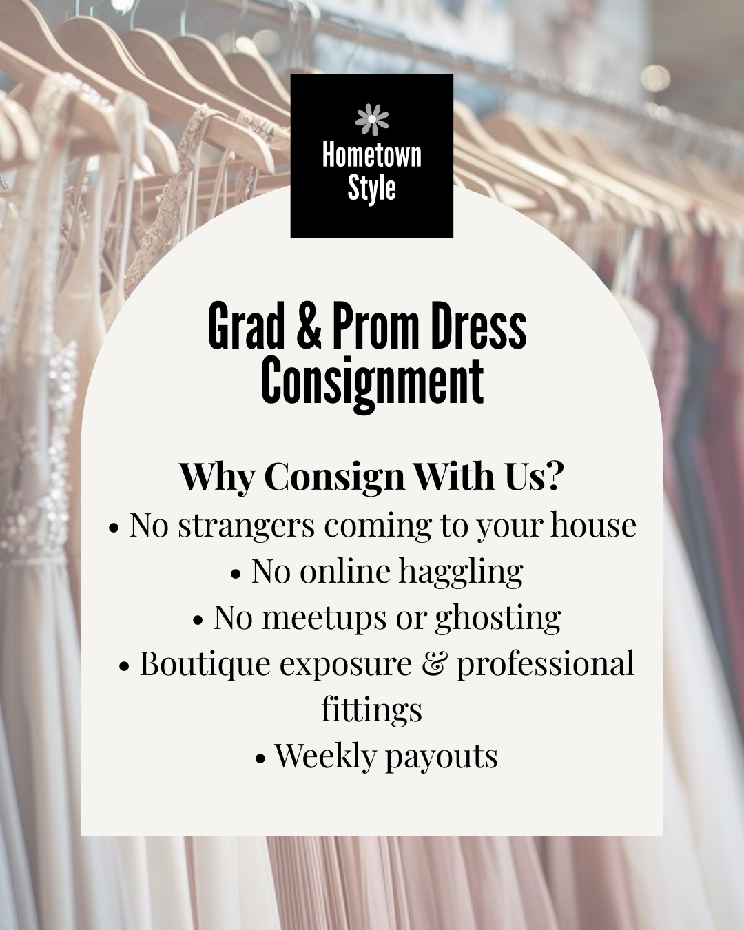 Grad & Prom Dress Consignment-service- Hometown Style HTS, women's in store and online boutique located in Ingersoll, Ontario