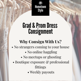 Grad & Prom Dress Consignment-service- Hometown Style HTS, women's in store and online boutique located in Ingersoll, Ontario