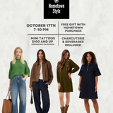 Fawkes Beauty - Mini Fine Line, Tattoo Evening-event- Hometown Style HTS, women's in store and online boutique located in Ingersoll, Ontario