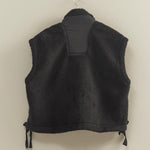 Cozy Sherpa Vest - Black-vest- Hometown Style HTS, women's in store and online boutique located in Ingersoll, Ontario