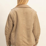 Puffer Barn Jacket - Olive-Coat & Jackets- Hometown Style HTS, women's in store and online boutique located in Ingersoll, Ontario