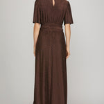 Metallic Maxi Dress-Special Occasion Dress- Hometown Style HTS, women's in store and online boutique located in Ingersoll, Ontario