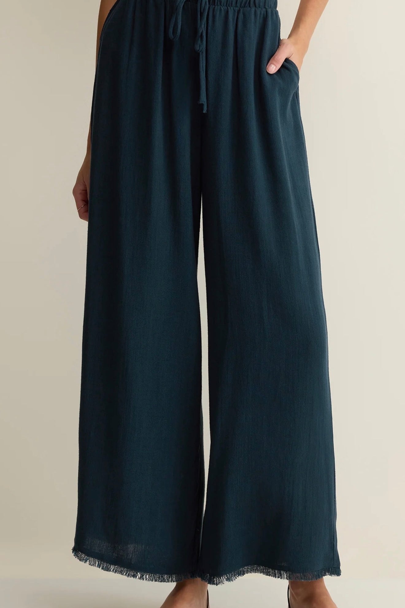 SOREN PANT - Navy-Bottoms- Hometown Style HTS, women's in store and online boutique located in Ingersoll, Ontario