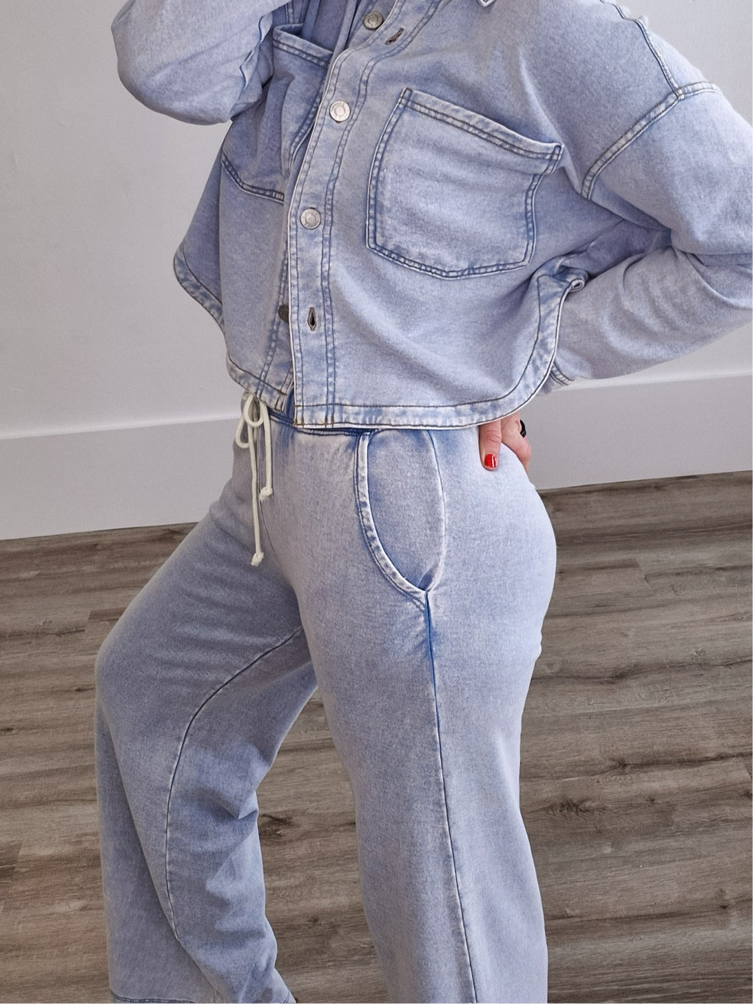 【COSYHARU】Washed point cut denim pants vintage washing butter denim pants - COSYHARU | 60% - Asian