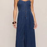 ANGEL EYES TWILL JUMPSUIT-Jumpsuits & Rompers- Hometown Style HTS, women's in store and online boutique located in Ingersoll, Ontario
