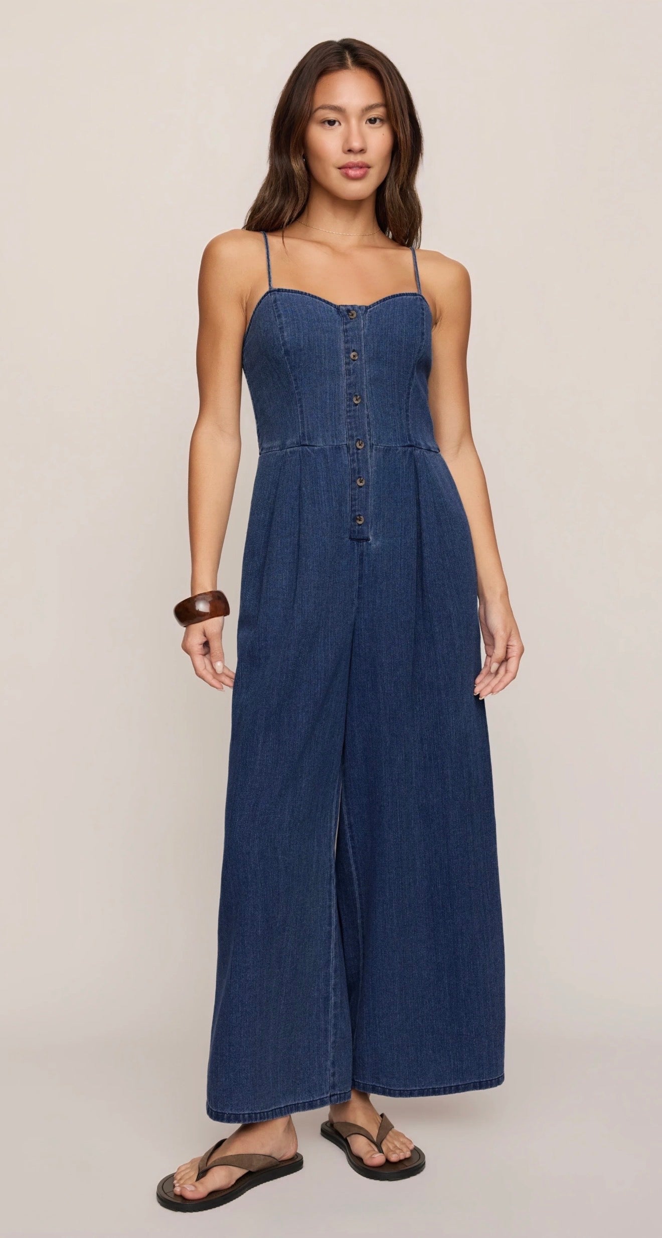 ANGEL EYES TWILL JUMPSUIT-Jumpsuits & Rompers- Hometown Style HTS, women's in store and online boutique located in Ingersoll, Ontario