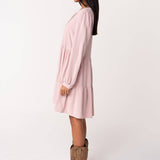 Vintage Babydoll Mini Dress - Rose-dress- Hometown Style HTS, women's in store and online boutique located in Ingersoll, Ontario