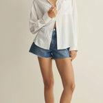 THE PERFECT BUTTON UP-Casual Tops- Hometown Style HTS, women's in store and online boutique located in Ingersoll, Ontario