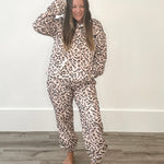 Comfort Zone Joggers - Leopard Lace-comfy pants- Hometown Style HTS, women's in store and online boutique located in Ingersoll, Ontario