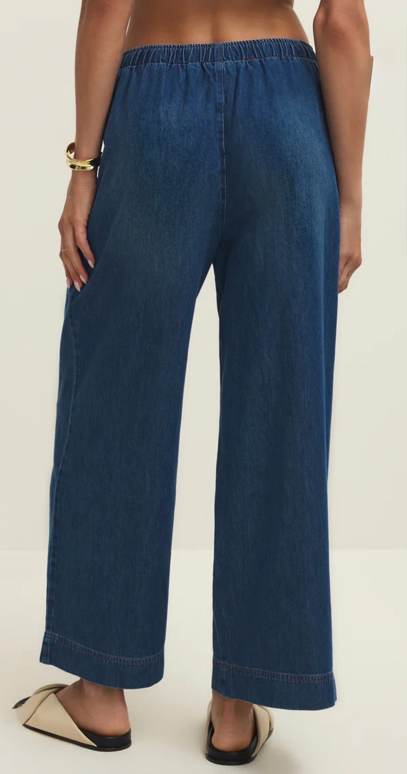 DAYCATION DENIM UTILITY PANT-Denim- Hometown Style HTS, women's in store and online boutique located in Ingersoll, Ontario