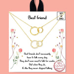 Gold-Dipped Friendship Necklace Set-Accessories- Hometown Style HTS, women's in store and online boutique located in Ingersoll, Ontario