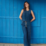 DAYCATION DENIM UTILITY PANT-Denim- Hometown Style HTS, women's in store and online boutique located in Ingersoll, Ontario