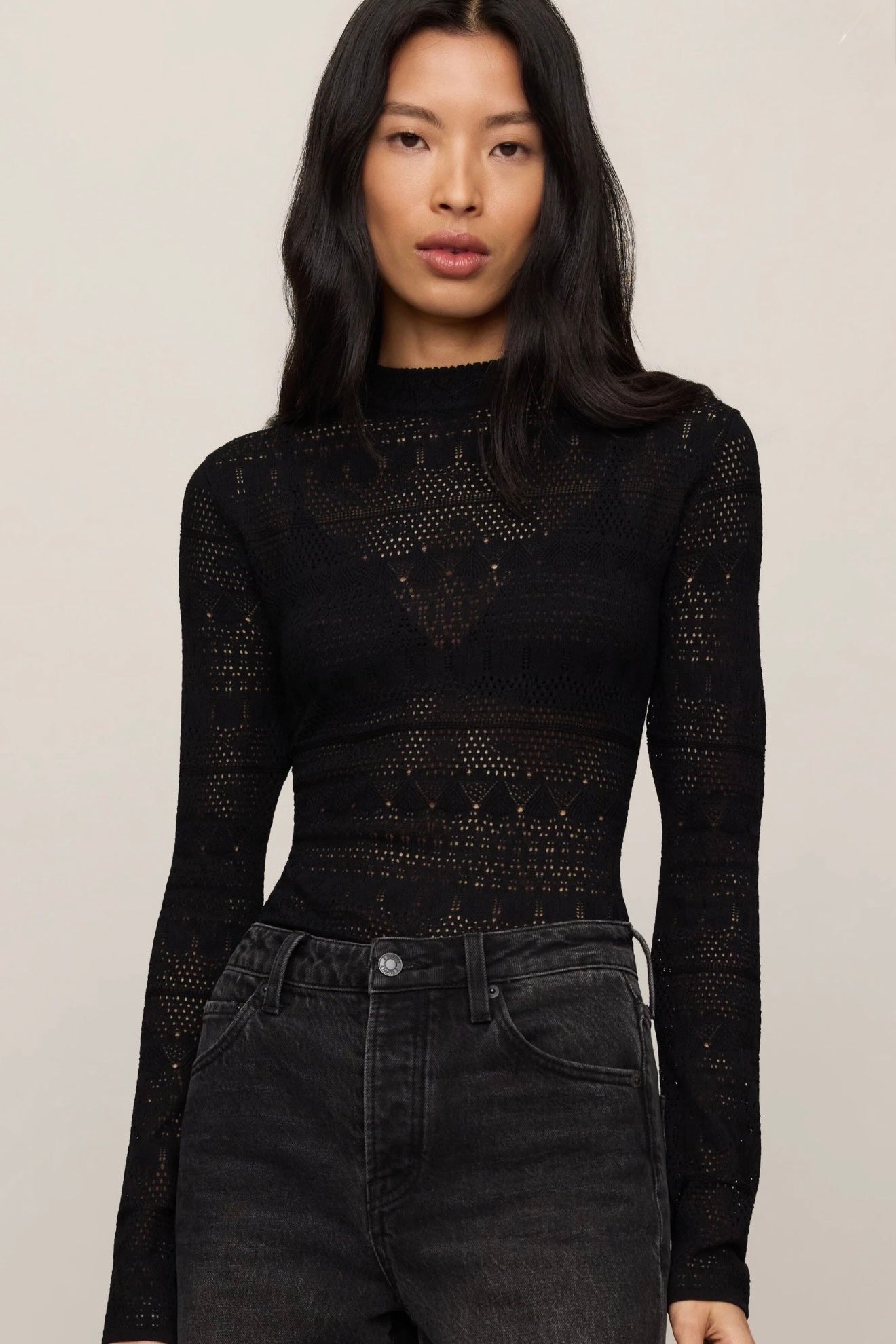 AVERY SWEATER TOP - Black-Blouses- Hometown Style HTS, women's in store and online boutique located in Ingersoll, Ontario