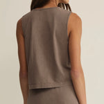 NOELLE JERSEY TOP - Perfectly Taupe-Casual Tops- Hometown Style HTS, women's in store and online boutique located in Ingersoll, Ontario