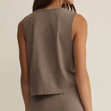 NOELLE JERSEY TOP - Perfectly Taupe-Casual Tops- Hometown Style HTS, women's in store and online boutique located in Ingersoll, Ontario