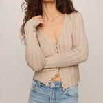 LANDA SWEATER TOP - Cream-Casual Tops- Hometown Style HTS, women's in store and online boutique located in Ingersoll, Ontario