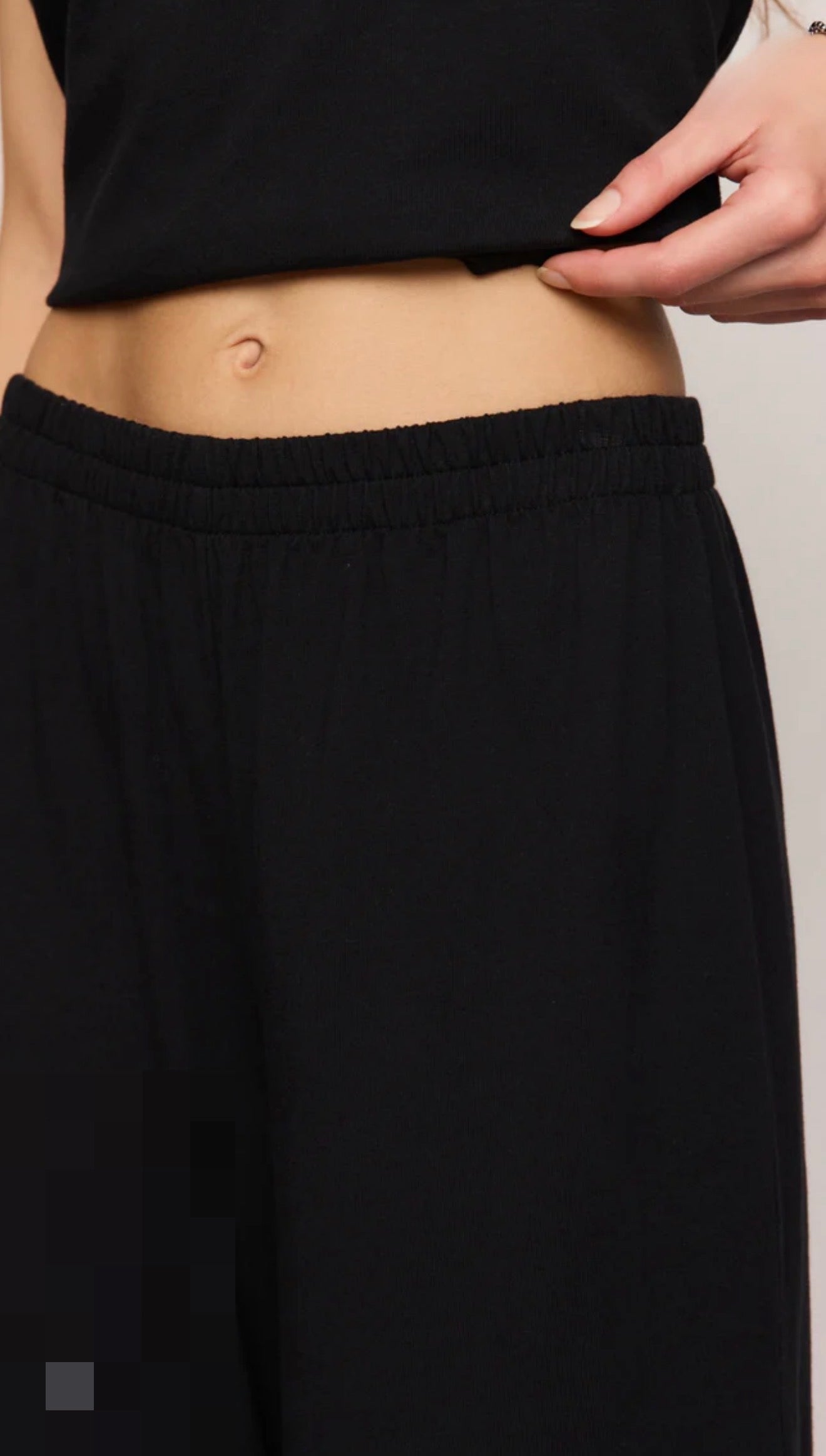 SCOUT JERSEY CROP FLARE PANT-Bottoms- Hometown Style HTS, women's in store and online boutique located in Ingersoll, Ontario