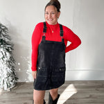 Denim Overall Mini Dress-dress- Hometown Style HTS, women's in store and online boutique located in Ingersoll, Ontario